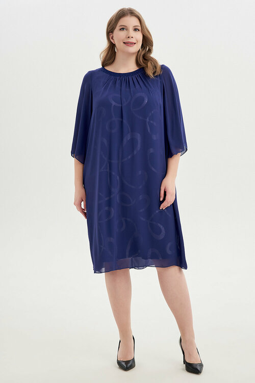 Платье Olsi, размер 48, голубой
