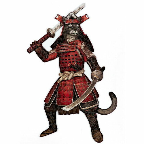 Active Puzzles Деревянный пазл Кот Самурай 49*30 см, 219 элементов Cat-samurai-puzzles