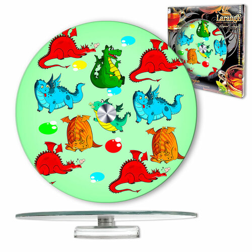 Блюдо - тортовница вращающееся сервировочное новогоднее