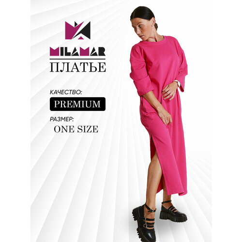 фото Платье milamar, размер onesize, розовый