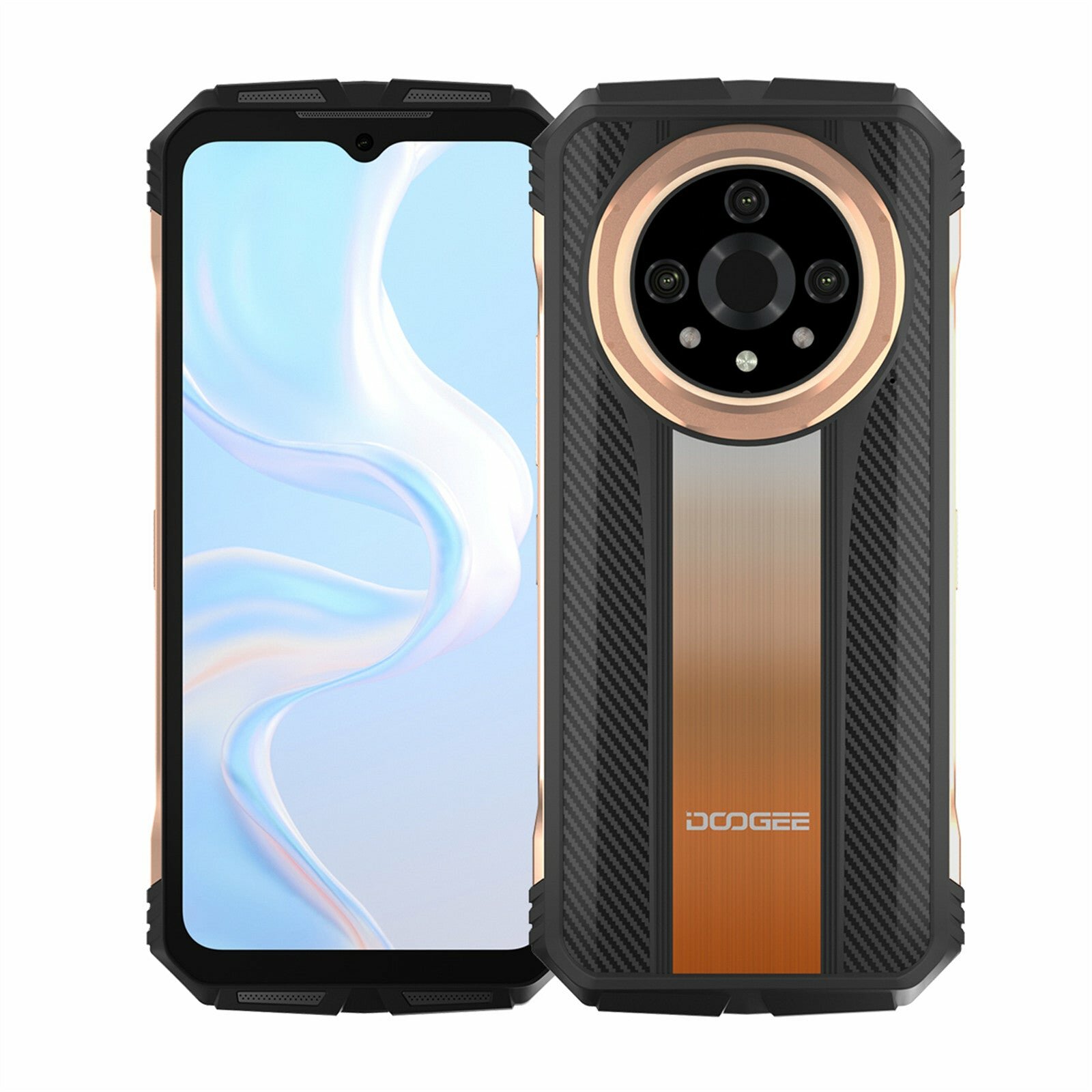 Смартфон DOOGEE V31 GT 12/256 ГБ, 2 nano SIM, черный/золотой