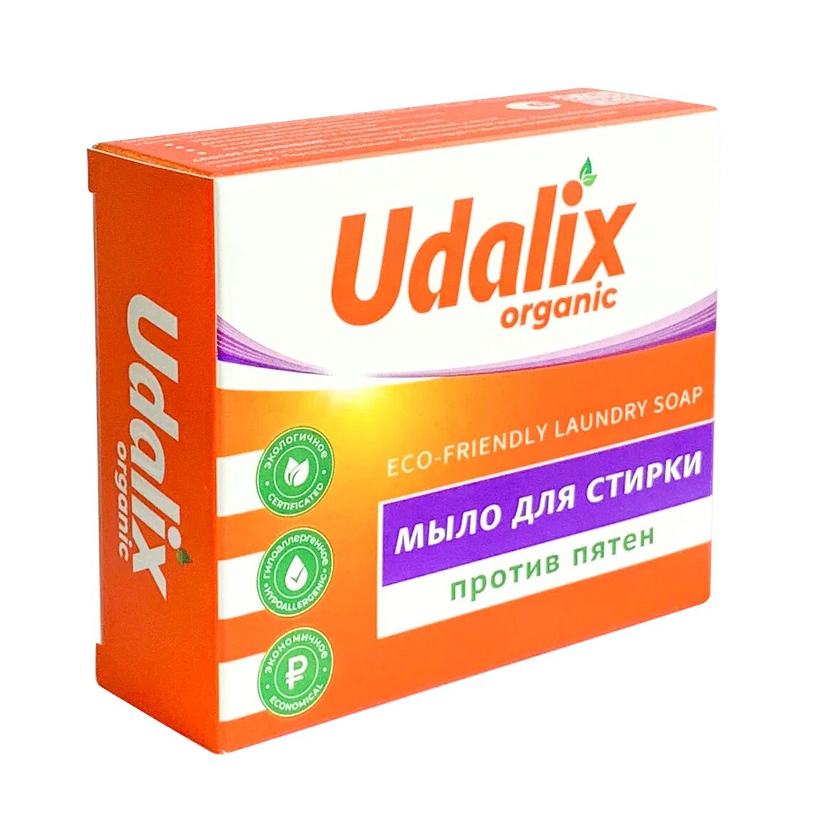 Udalix organic, Мыло для стирки, против пятен, 90 гр