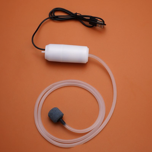 USB кислородный насос для аквариума белый бесшумный компрессор 628₽