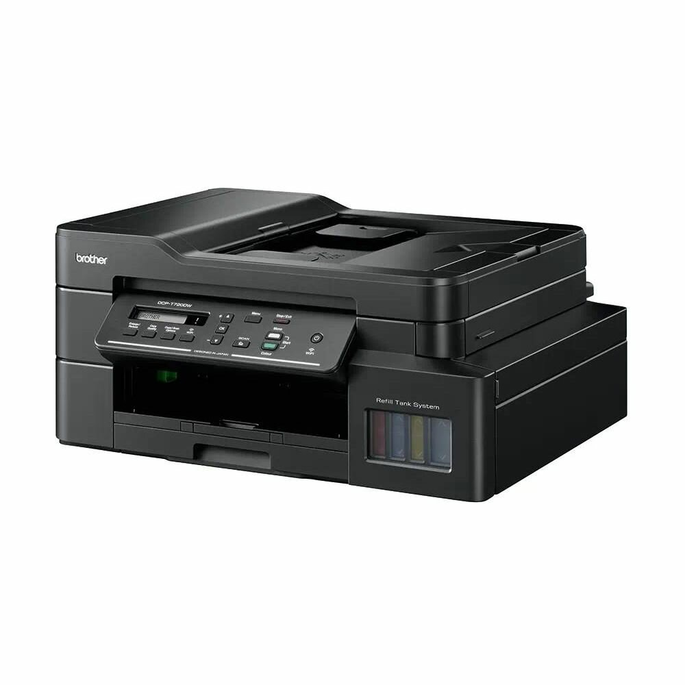 МФУ Brother DCP-T720DW Inkbenefit Plus (А4, цветное, струйное, принтер/копир/сканер, 17 стр/мин, 128Мб, 576 МГЦ, Цвет: 1200х6000 dpi, USB 2.0,