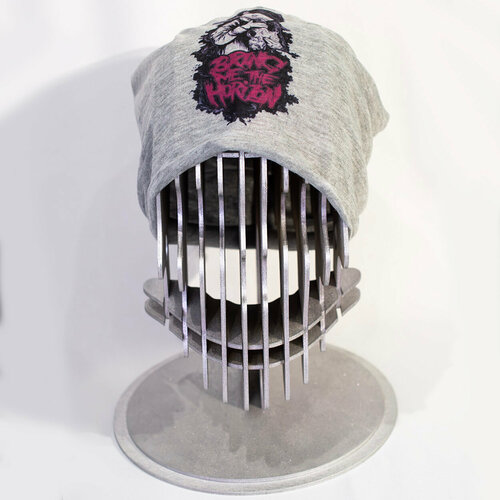 фото Шапка бини , размер 48/54, серый zloster