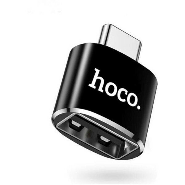 Адаптер Hoco UA5 Type-C - USB Black - фото №8