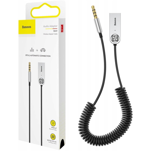 Адаптер Baseus AUX Car Wireless Receive BT5.0 (CABA01-01) черный
