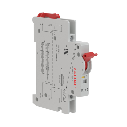 Модуль свободных и сигнальных контактов YON MD63-МССК2 | код MD63-MCCK2 | DKC (2шт. в упак.)