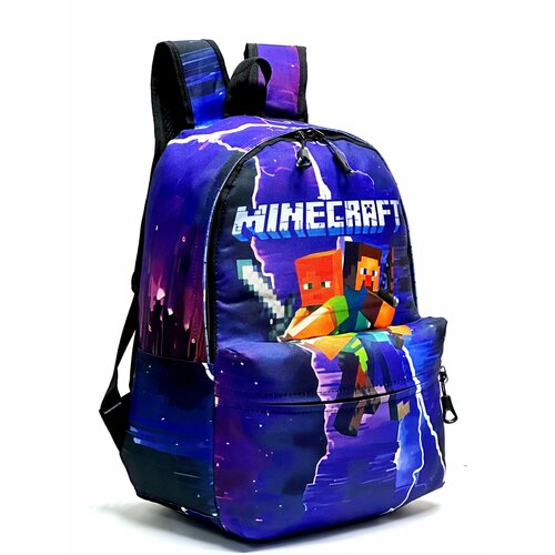 рюкзак minecraft heads белый Детский тканевый рюкзак Minecraft-2