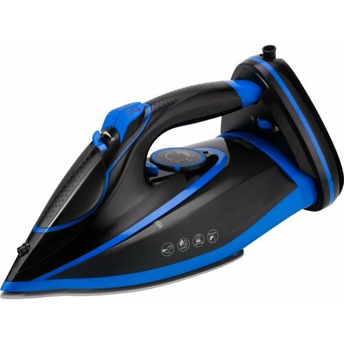 Утюг беспроводной электрический с керамическим покрытием с функцией вертикальной глажки система самоочистки 2600Вт домашний синий 352500₽