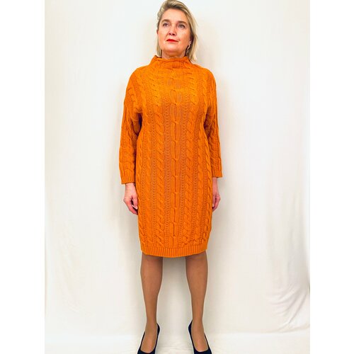 фото Платье размер tu, оранжевый adstyle