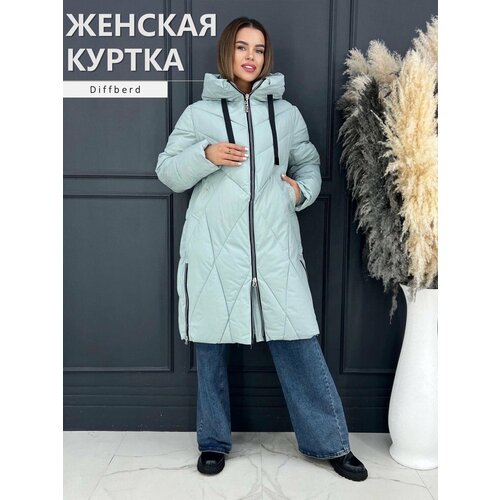 фото Куртка diffberd, размер 50, голубой