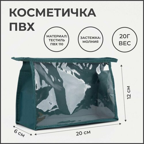 фото Косметичка зеленый denco store