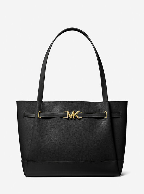 Сумка тоут MICHAEL KORS, фактура зернистая, черный