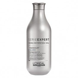 Шампунь L'Oreal Professionnel Serie Expert Silver для нейтрализации желтизны осветленных и седых волос, 300 мл