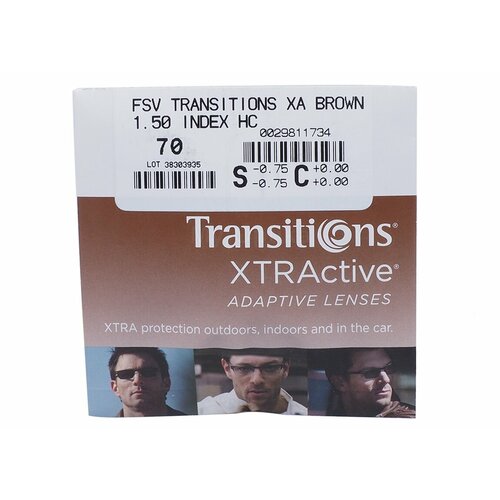 Линза Essilor Orma 1.5 Transitions XTRActive