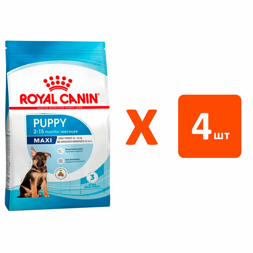 royal canin maxi puppy для щенков крупных пород 3 кг х 4 шт ROYAL CANIN MAXI PUPPY для щенков крупных пород (3 кг х 4 шт)