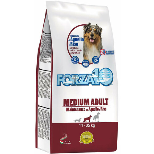 Forza10 Maintenance Agn/Riso Medium/Large (ягнёнок и рис) 24/12, 12,5 кг