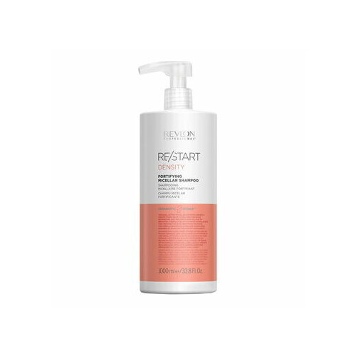 Revlon Restart Density: Укрепляющий мицеллярный шампунь (Fortifying Micellar Shampoo), 1000 мл шампунь для волос mane n tail шампунь для волос мицеллярный micellar shampoo