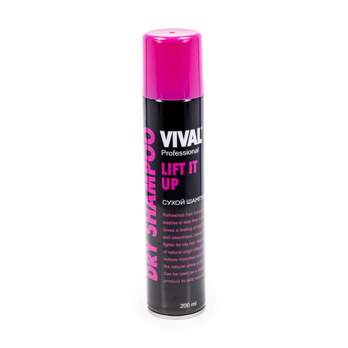 Vival / Вивал Сухой шампунь Lift it up для всех типов волос 200мл / уход за волосами набор косметики сухой шампунь спрей помада паста глина