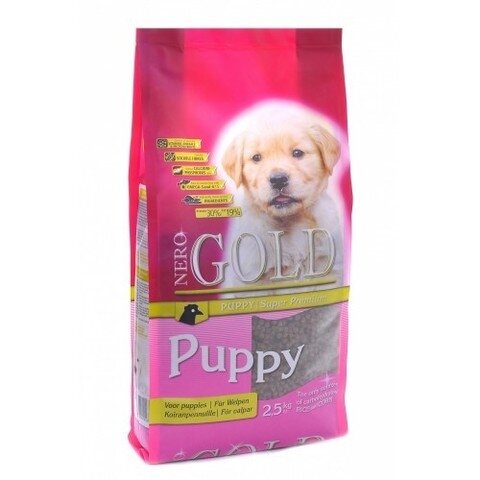 Nero Gold Puppy - корм для щенков с курицей и рисом 12 кг