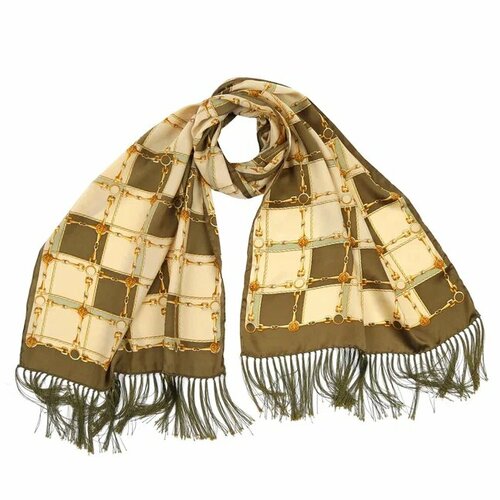 фото Шарф ,192х52 см, one size, мультиколор n.laroni