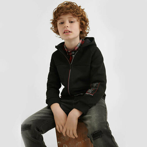 фото Толстовка nukutavake, размер 152 (12 лет), черный