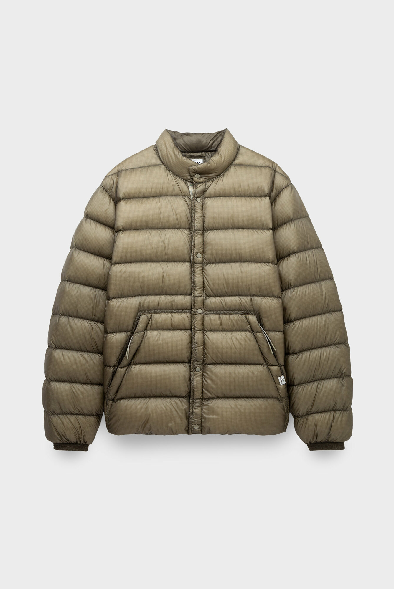 C.P. Company d.d.shell down jacket silver sage для мужчин цвет серый размер 48