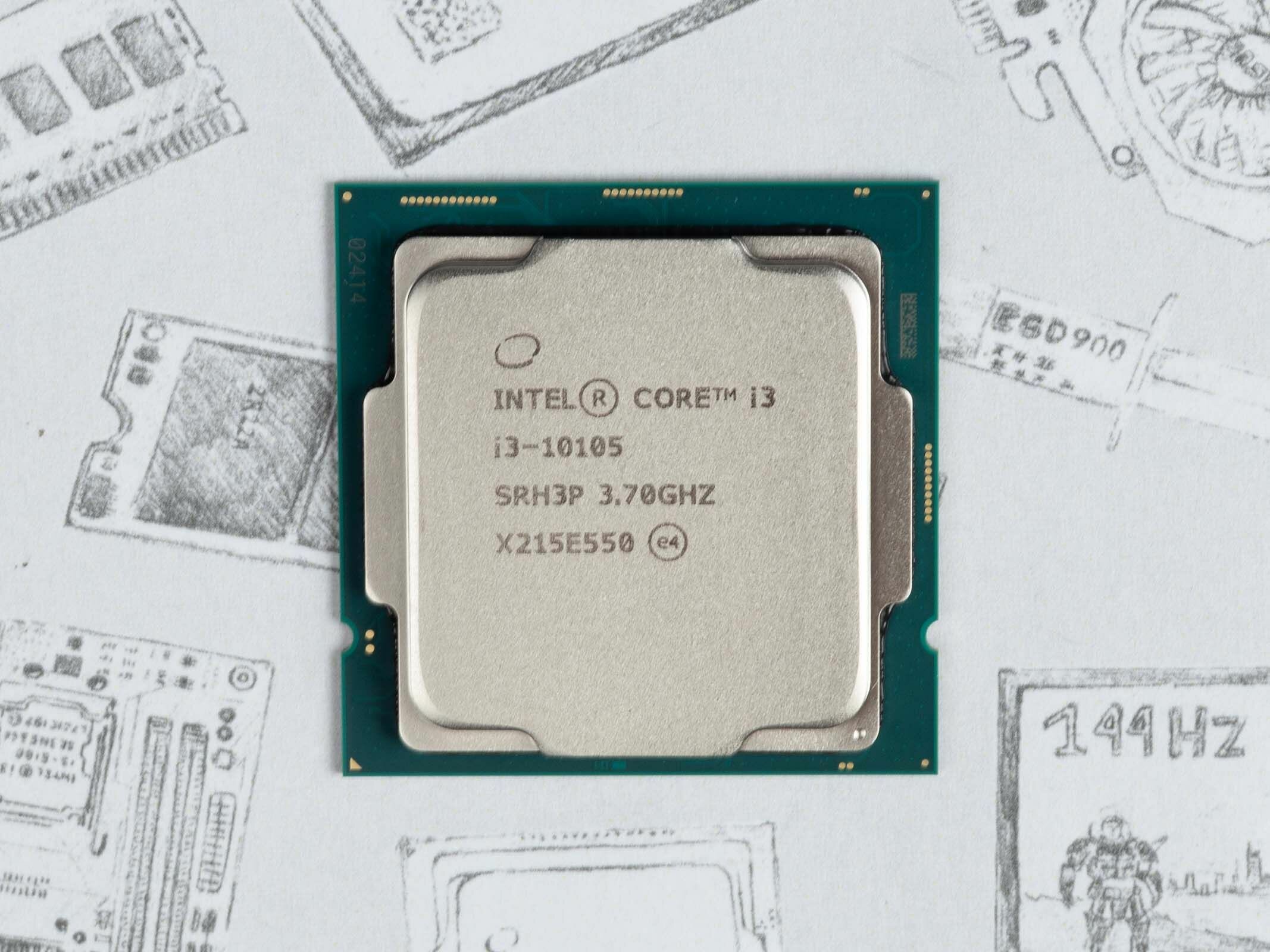 Процессор Intel Core i3-10105 LGA1200 4 x 3700 МГц