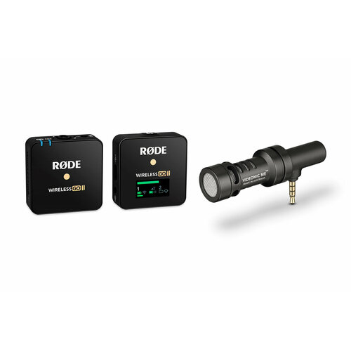 Rode Wireless GO II Single VideoMic ME компактный TRRS кардиоидный микрофон для iOS и Android устройств c 35 мм выходом для гарнитуры 2663000₽