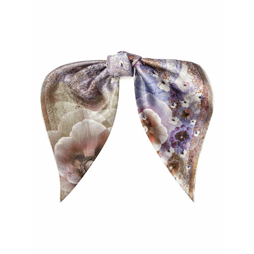 фото Платок eleganzza,53х53 см, коричневый, бежевый