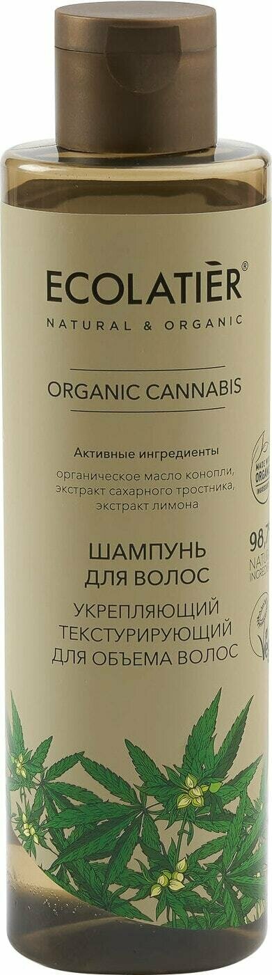 Шампунь для волос Ecolatier Organic Cannabis Текстурирующий 250мл 1 шт