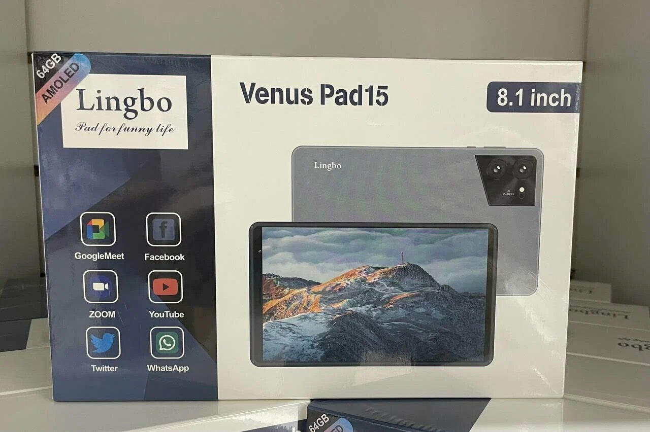 Детский планшет Lingbo Venus PAD15/ Amoled /64 Gb серый