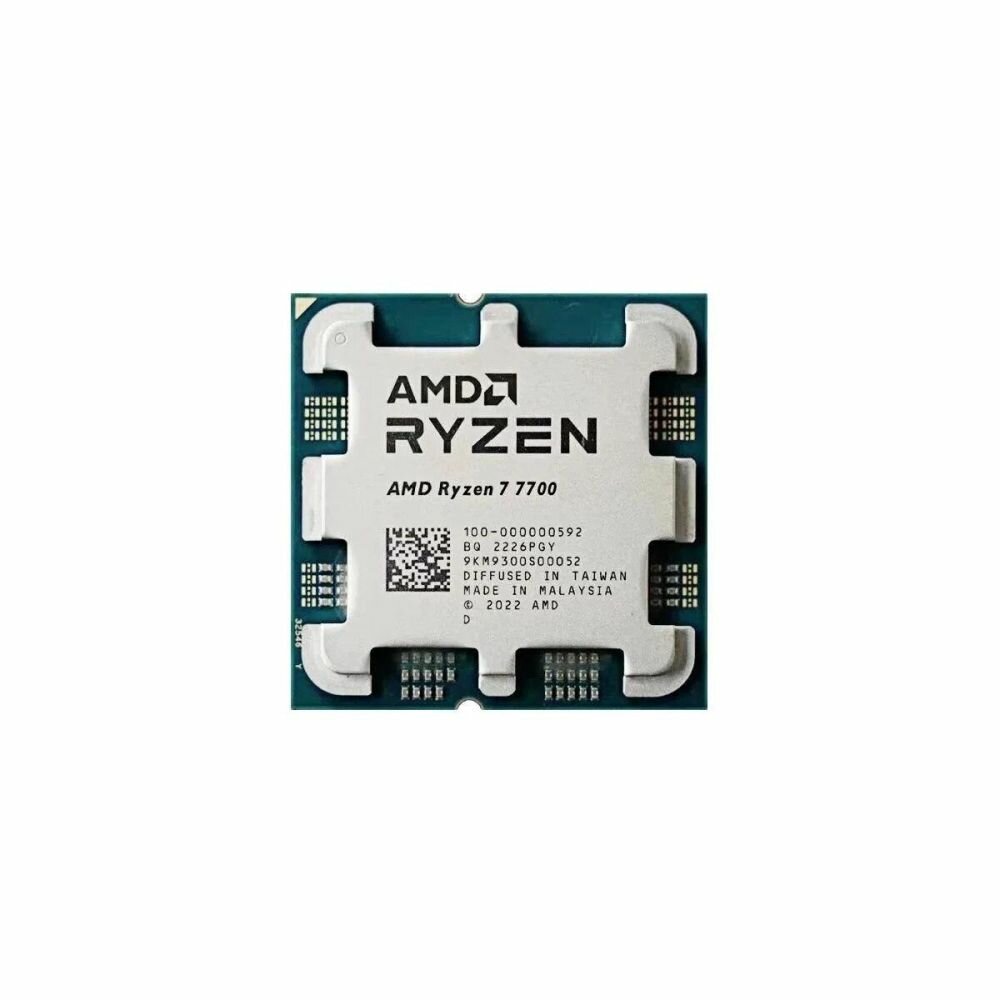 Процессор AMD Ryzen 7 7700 3800 Мгц AMD AM5 OEM 100-000000592