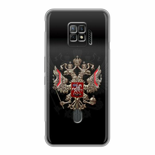 Дизайнерский силиконовый чехол для ЗТЕ Нубиа Ред Мэджик 7С Про / ZTE Nubia Red Magic 7S Pro Герб России гидрогелевая противоударная защитная пленка для zte nubia red magic 6 зте нубиа ред мэджик 6