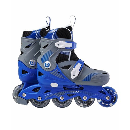 фото Ролики раздвижные swipe blue, пласт. рама ridex