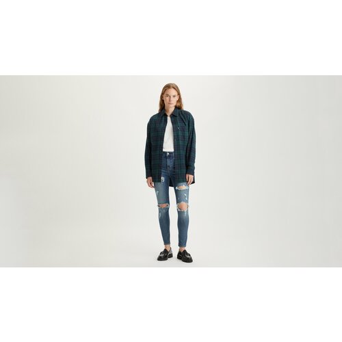 Джинсы скинни Levi's, размер 29/32, синий джинсы скинни mexx размер 29 32 синий