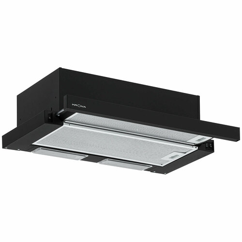 Вытяжка встраиваемо-выдвижная KRONA VENDY 600 BLACK 1 мотор 899000₽