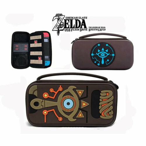 Защитный чехол The Legend of Zelda для Nintendo Switch OLED, черный hori сменные накладки legend of zelda edition для консоли nintendo switch nsw 092u