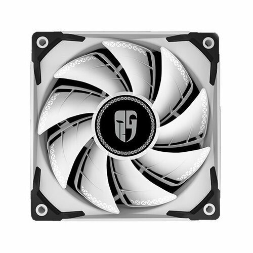 Вентилятор для корпуса Deepcool TF120 S WHITE (120x120x25mm, 500-1800rpm, 64.4 CFM, 32.1 dBA, 4-pin PWM Retail BOX)