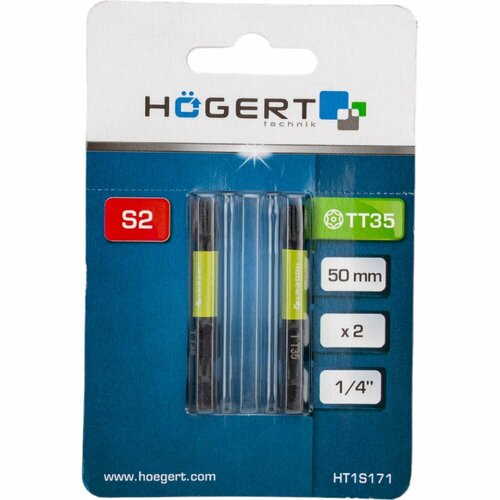 hoegert technik биты ударные pz0 25 мм сталь s2 5 шт ht1s125 Ударные биты HOEGERT TECHNIK HT1S171