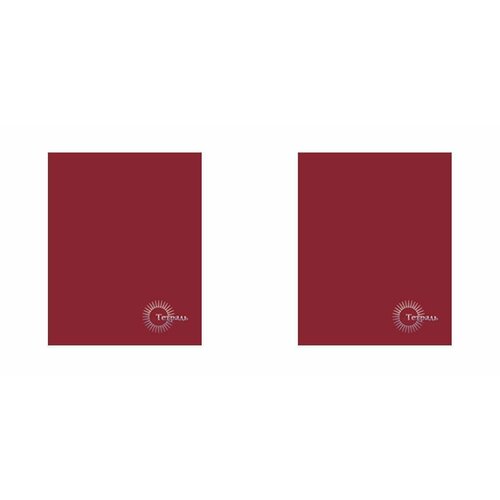 КТС-Про Тетрадь 80 л, А5, клетка, красный, 2шт.