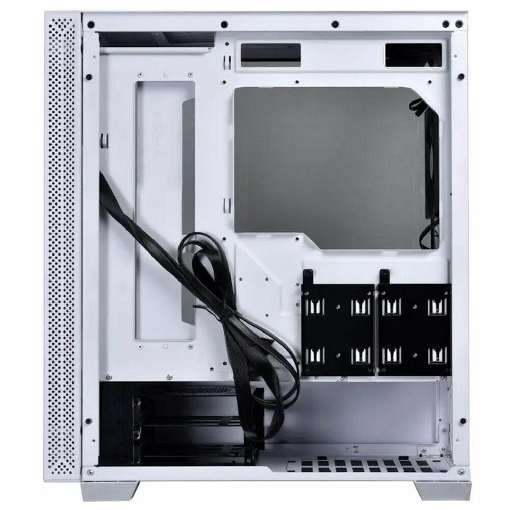 Корпус ATX Lian Li G99.OE743W.10 белый, без БП, боковая панель из закаленного стекла, 2*USB 3.0, audio - фото №7