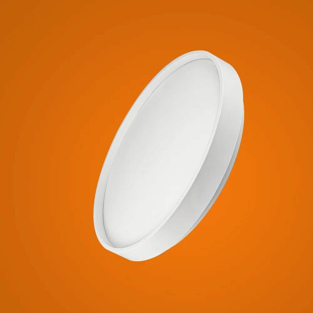 фото Светильник потолочный настенный светодиодный 24Вт iSvet PTL 102 4000К круглый накладной, белый