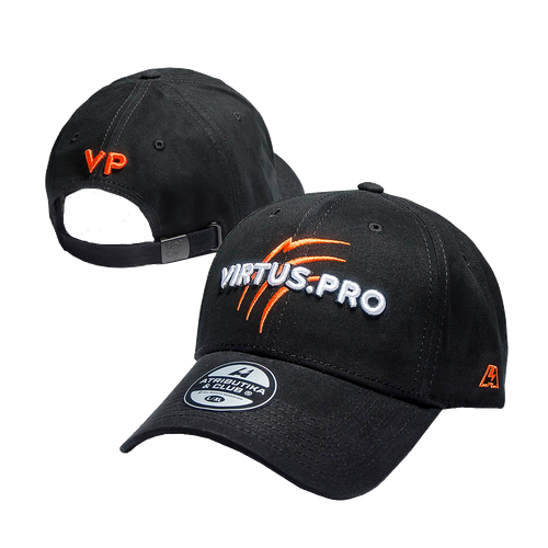 Бейсболка Virtus.pro, размер one size, черный