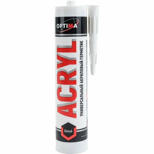 Универсальный акриловый герметик Optima ACRYL белый