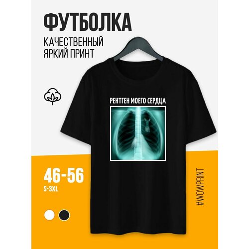 фото Футболка размер m, черный нет бренда