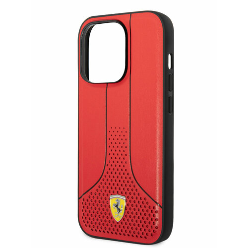 Ferrari для iPhone 14 Pro чехол PU Smooth/Perforated 269P Hard Black, шт