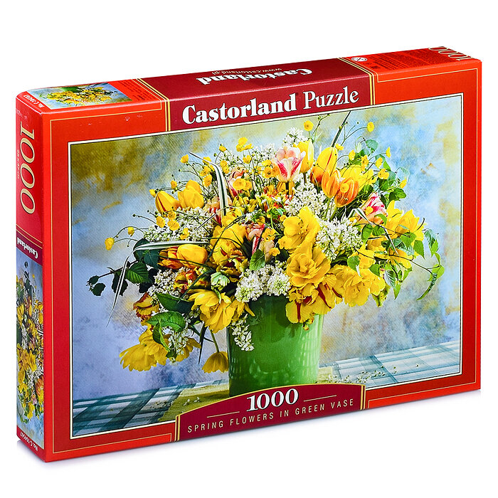 Puzzle-1000. Желтые тюльпаны (C-104567) Castorland - фото №6