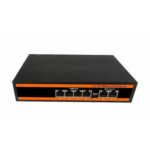 ND-MP 0420 - ( 4FE+2FE ) 4*10 / 100 Mbps Свитч POE 4-х портовый.